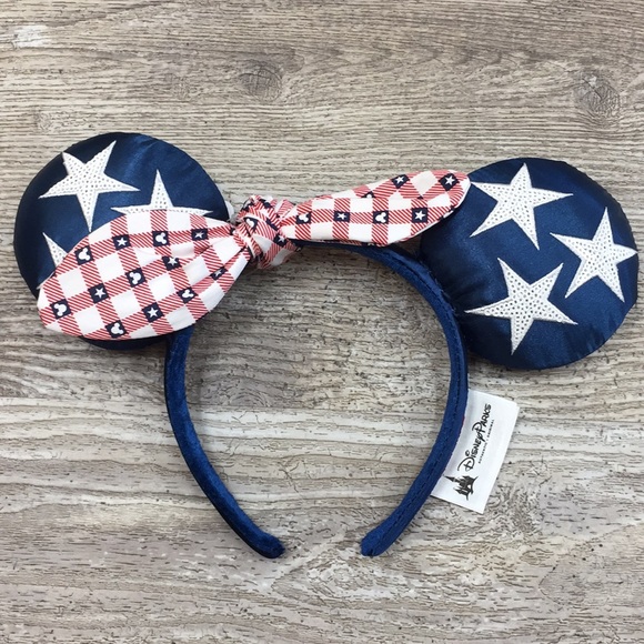 Disney Accessories - Disney Parks All American Girl Minnie Ears